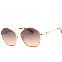 Orange Metall Sonnenbrille für Frauen Guess