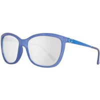 Blaue Plastiksonnenbrille für Frauen Guess