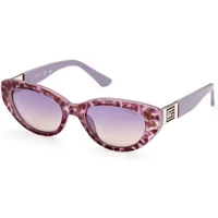 Violette Injizierte Sonnenbrille für Frauen Guess