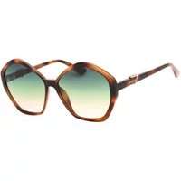 Braune Kunststoff-Sonnenbrille für Frauen Guess