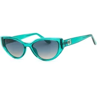 Grüne Kunststoff-Sonnenbrille für Frauen Guess