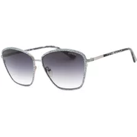 Stilvolle Graue Metallsonnenbrille für Frauen Guess