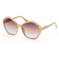 Beige Injizierte Sonnenbrille für Frauen Guess