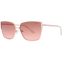 Rosa Metall Sonnenbrille für Frauen Guess