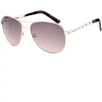 Goldene Metallsonnenbrille für Frauen Guess