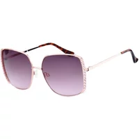 Rosa Metall Sonnenbrille für Frauen Guess