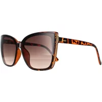 Braune Resin Sonnenbrille für Frauen Guess