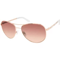 Rosa Metall Sonnenbrille für Frauen Guess