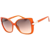 Orange Resin Sonnenbrille für Frauen Guess