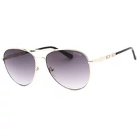 Goldene Metallsonnenbrille für Frauen Guess