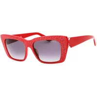 Rote Resin Sonnenbrille für Frauen Guess