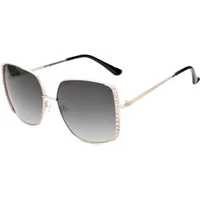 Goldene Metallsonnenbrille für Frauen Guess