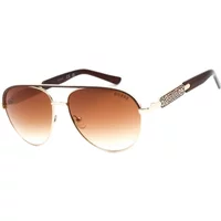 Goldene Metallsonnenbrille für Frauen Guess