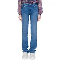 Blaue Straight Leg Jeans für Frauen Guess