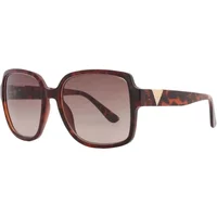 Braune Resin Sonnenbrille für Frauen Guess