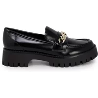 Schwarze Einfache Slip-on Gummischuhe Guess