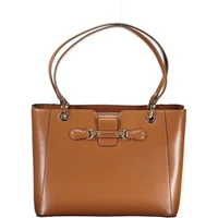 Braune Polyethylen-Handtasche Guess