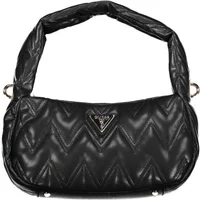 Schwarze Baumwollhandtasche Guess