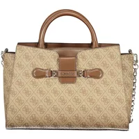 Beige Polyethylen Handtasche Guess