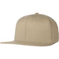 110 Flat Brim 6 Panel Cap