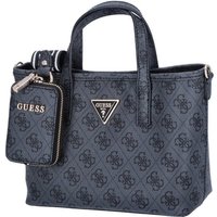 Guess Umhängetasche GUESS Damen Handtasche Latona Coal Logo (1-tlg)