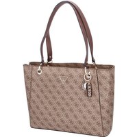 Guess Umhängetasche GUESS Damen Shopper Noelle Latte Logo-Brown (1-tlg)