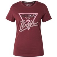 Guess Langarmshirt (1-tlg) Ziersteine