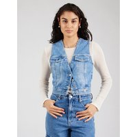 Guess Jeansweste EVA (1-tlg) Plain/ohne Details