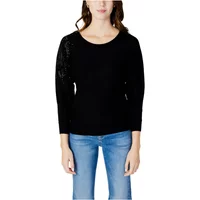 Leslie Logo Bat Sleeve Damen Top Guess