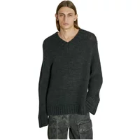 V-Ausschnitt Strickpullover aus Wollmischung Guess