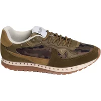 Camouflage Leder Sneakers - Vanya Guess