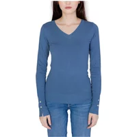 Gemütlicher V-Ausschnitt Pullover für Frauen Guess