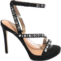 Kaiha TC 105 Schwarze Wildleder Strass Sandalen Guess