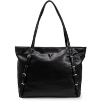 Schwarze Polyurethan Handtasche Herbst/Winter Stil Guess