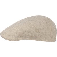 Herringbone Leinen Flatcap by Stetson