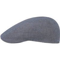 Herringbone Leinen Flatcap by Stetson