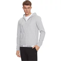 Reißverschluss-Hoodie - Logo bestickt Guess