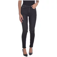 Schwarze Denim Skinny Jeans Guess