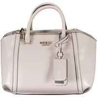 Graue Handtasche mit kontrastierenden Akzenten Guess