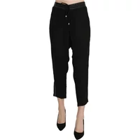 Hochtaillierte Cropped Hose mit Logo Guess