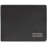 Schwarzes Lederportemonnaie - Modell Boston Guess