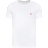 Basic Baumwoll T-Shirt - Weiß Guess