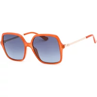 Orange Kunststoff Sonnenbrille für Frauen Guess