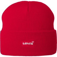 Red Batwing Slouchy Beanie by Levi´s