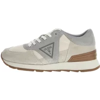 Leder Textil Sneakers - Beige Modell Guess