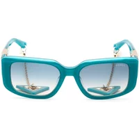 Blaue Plastiksonnenbrille für Frauen Guess