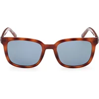 Elegante quadratische Sonnenbrille mit blauen Gläsern Guess