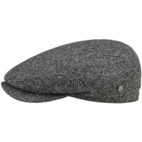 Crimson Wool Herringbone Flatcap by Lierys